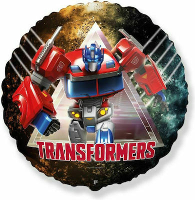 Balloon Foil Transformers Round Multicolour 45cm