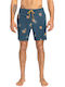 Tribong Men's Swimwear Shorts Navy Blue with Patterns