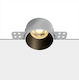 Zambelis Lights Round Metallic Recessed Spot with Socket GU10 Black 6x6cm. 1pcs