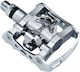 Shimano PD-M324 Πετάλια Ποδηλάτου Κουμπωτά Ασημί