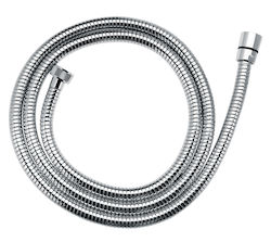 Ferro Metallic Shower Hose Silver 200cm (1/2")