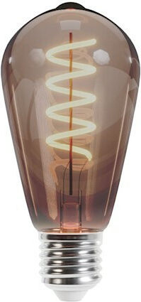 Forever Light LED-Lampe 4W für Fassung E27 und Form ST64 Warmes Weiß 250lm
