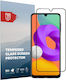Rosso Full Face Tempered Glass Μαύρο (Galaxy M22)