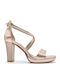 Leather Sandals Rose Gold