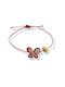 Kids Bracelet Martaki Macrame with Butterfly