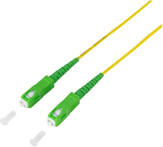 LogiLink Оптичен Кабел SC/APC-SC/APC 10m Жълт