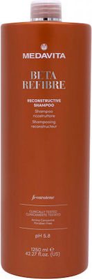 Medavita Beta Refibre Shampoos Reconstruction/Nourishment for All Hair Types 1250ml