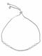 Slevori Women's Bracelet Riviera made of Silver with Pearls