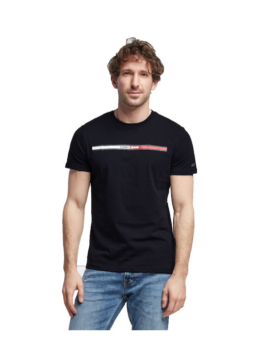 Tommy Hilfiger Men's T-Shirt with Logo Black