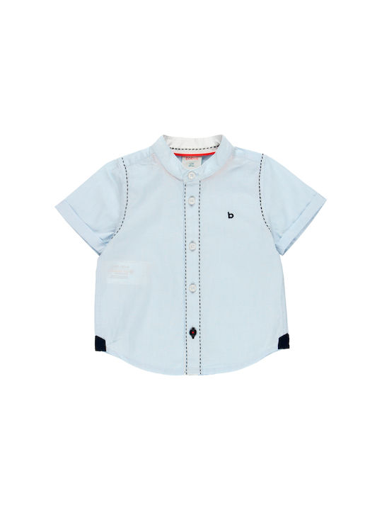 Boboli Kids One Color Shirt Light Blue