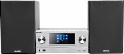 Kenwood Ηχοσύστημα 2.0 M-9000S 100W με CD / Digital Media Player, WiFi και Bluetooth Ασημί