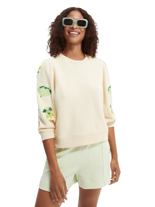 Scotch & Soda Women's Sweatshirt Beige