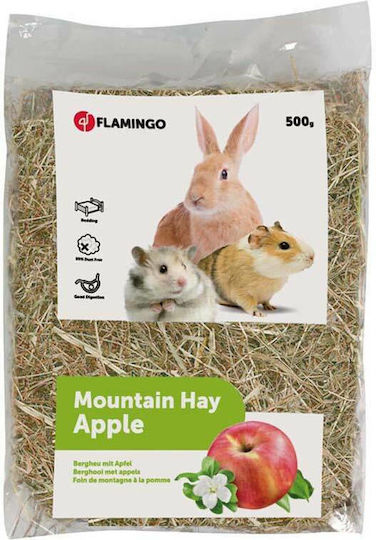 Flamingo Mountain Hay Grass with Apple for Hamster 500gr