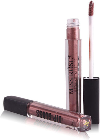 Miss Rose Metal Lip Gloss Luciu de buze 36 5gr