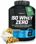 Biotech USA Iso Whey Zero With Glutamine & BCAAs Molkenprotein Ohne Gluten & Laktose mit Geschmack Kekse und Sahne 2.27kg