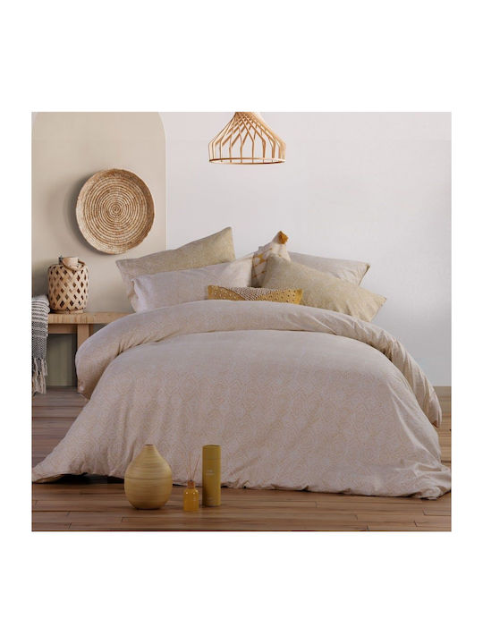 Nef-Nef Homeware Sheet Sets Queen 240x270cm. Clover Yellow 4pcs