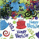 M Birthday Confetti Multicolour 70gr