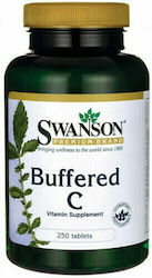 Swanson Buffered C Vitamin for Energy & Immune System Boost 500mg 250 tabs