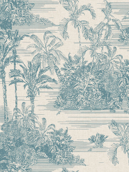 Wallpaper Eden Blue L1005xW53cm