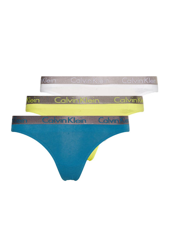 Calvin Klein Βαμβακερά Damen Zeichenfolge 3Pack