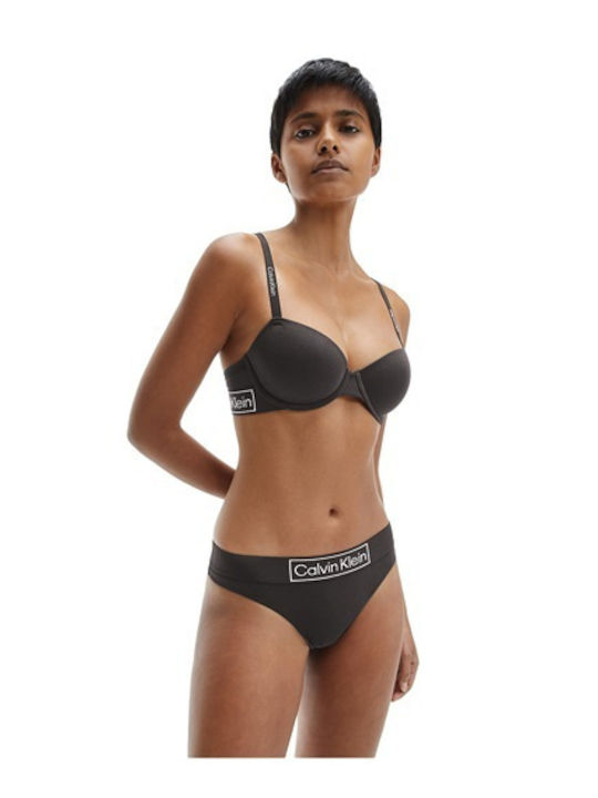 Calvin Klein Damen Zeichenfolge Schwarz