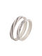 Weißgold Ring SL91L MASCHIO FEMMINA Sottile Serie SL91 9 Karat Ring Größe:41 Steine:Ohne Steine (Stückpreis)