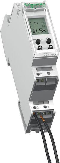 Schneider Electric Acti 9 IHP Digital Cronoreleu pe Șină Săptămânal cu Rezervă