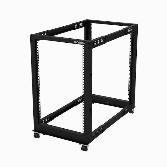 StarTech Επιδαπέδια Καμπίνα Rack 18U Μαύρο 4POSTRACK18U