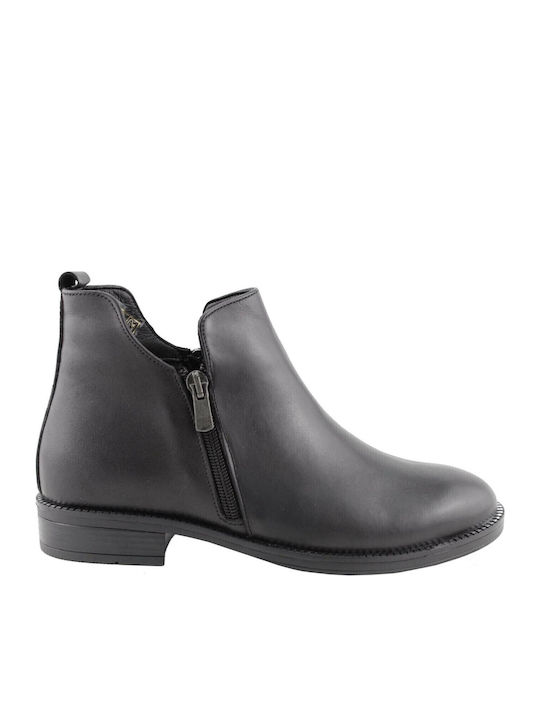 Act Leather Women's Ankle Boots Black