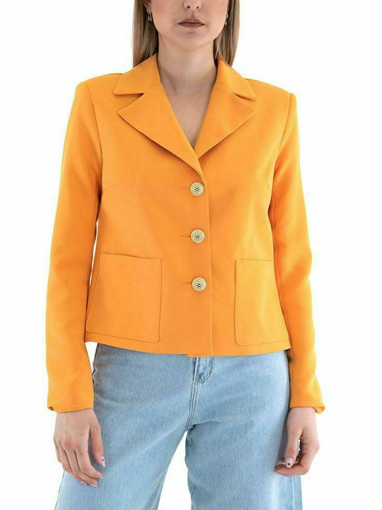MATCHBOX BLAZER WOMEN MATCHBOX ΠΟΡΤΟΚΑΛΙ (MTCHBX-L5354)