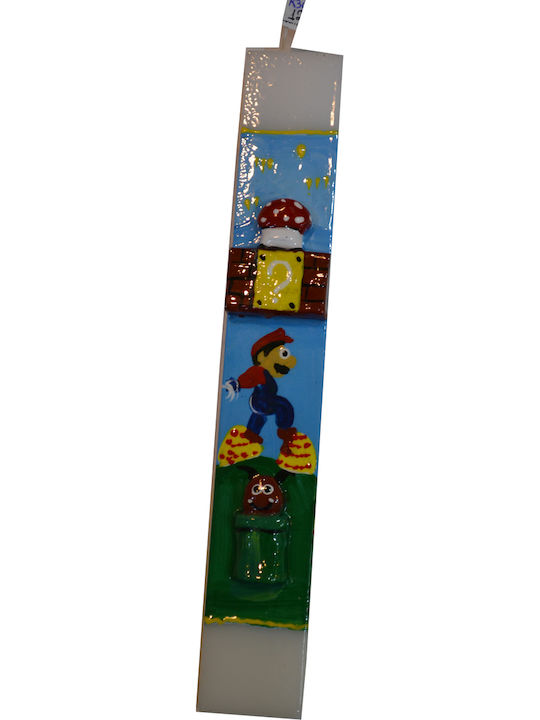 Handmade Super Mario Flat Scented Easter Candle Handmade Super Mario Flat Scented Easter Candle