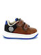 Παιδικά Sneakers με Σκρατς Καφέ