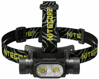 NiteCore Rechargeable Headlamp LED Waterproof IP68 with Maximum Brightness 2000lm HC68 NL1835HP