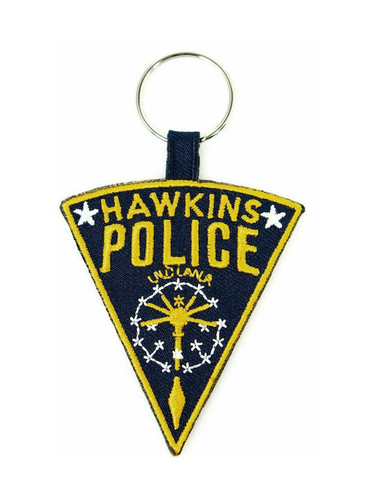 Pyramid International Μπρελόκ Strager Things Hawkins Police Πλαστικό