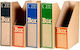 IONIA Box Magazine File Organizer Kraft 9 Paper Red 32x9x26cm.
