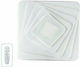 Optonica Ceiling Mount Light 50cm White with Integrated LED and Remote Control