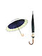 Tradesor Automatic Umbrella with Walking Stick Dark Green