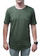 Paco & Co Men's Short Sleeve T-shirt Khaki