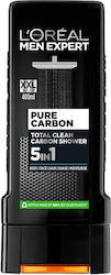 L'Oreal Men Expert Cleansing Carbon 5 in 1 Αφρόλουτρο για Άνδρες 400ml