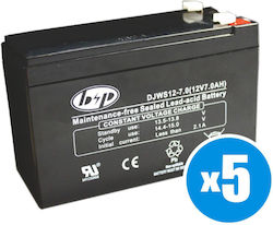 B&P DJW12-7.0 UPS-Batterie 12V 7Ah B&P DJW12-7.0 UPS-Batterie 12V 7Ah