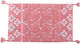 Nef-Nef Homeware Badematte Baumwolle Rechteckig Cross 030770 Pink 50x80cm