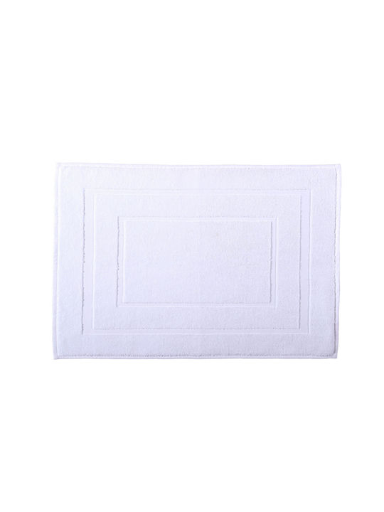 Nef-Nef Homeware Πατάκι Μπάνιου Βαμβακερό Life 030607 White 50x70εκ.