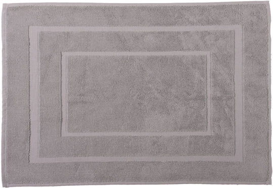 Nef-Nef Homeware Badematte Baumwolle Rechteckig Life 030607 Grey 50x70cm