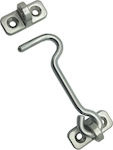 F.F. Group No 12 Door Hook Padlock Silver