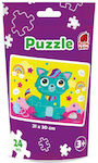 Kids Puzzle On The Go Γατούλα for 3++ Years 24pcs Roter Kafer