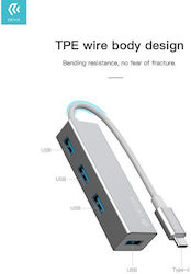 Devia USB Hub 4 Ports USB-A Devia USB Hub 4 Ports USB-A