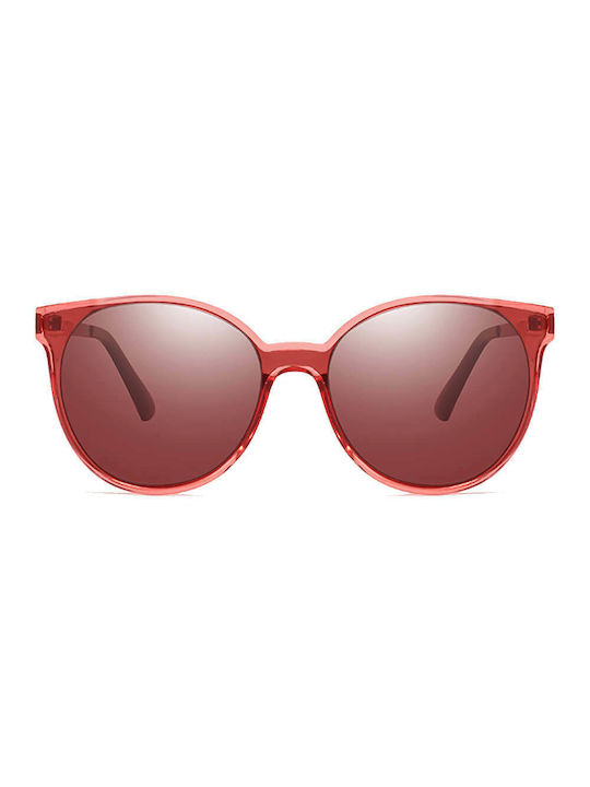 Moscow Mule Barcelona Women's Sunglasses with Red Plastic Frame and Polarized Lens MM/201954/4
