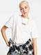 Flying V Γυναικείο Oversized T-shirt Λευκό