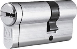 Domus Lock Cylinder Security Econ 110mm (40-70) with 5 Keys Silver