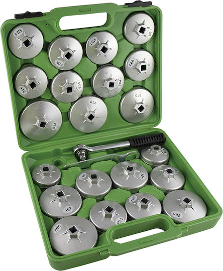 JBM Set Ceașcă Filtre De Ulei 23 Bucăți Pentru Toyota Nissan Bmw Audi VW Ford Renault Fiat Mercedes Benz Honda